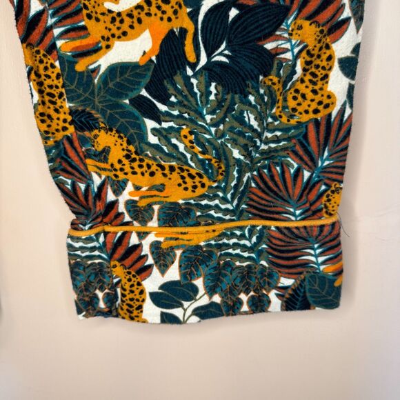 WORLD MARKET women's size small medium S M Jaguar Jungle flannel pj pajama set - Picture 12 of 16